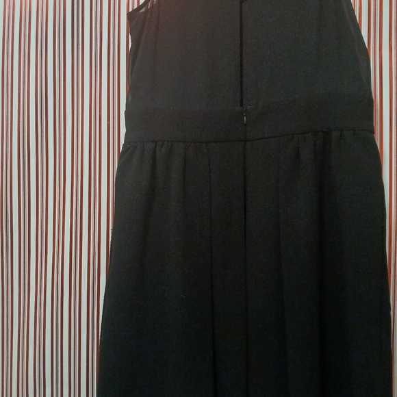 Pre-owned bcbgeneration black sheer and lace cocktail dress size 10 - Picture 6 of 12